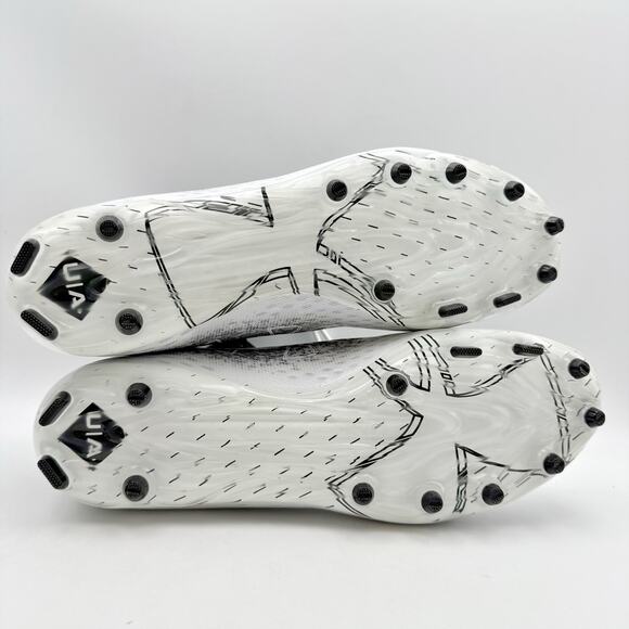 Under Armour Mens Spotlight Lux Mc 2.0 Football Cleats US 10 Black White NWOB - Picture 10 of 12